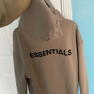 Essentials Zip Up Tan